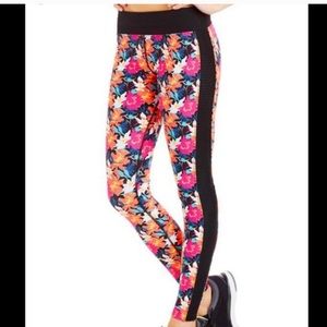 Lorna Jane Prom Queen Floral Mesh Leggings